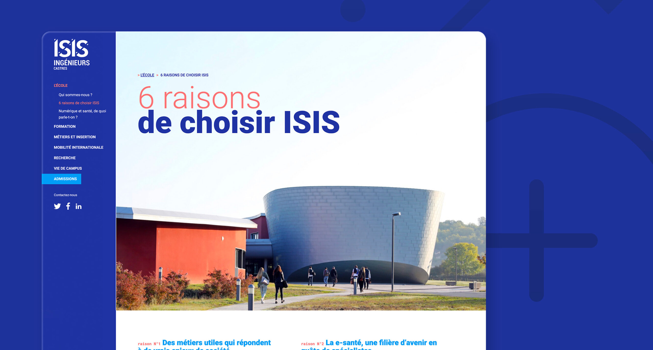 ISIS, école d’ingénieur à Castres