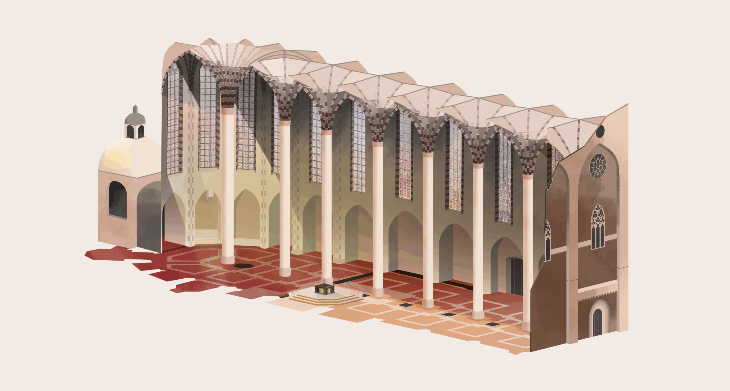 Illustrations pour le couvent des Jacobins